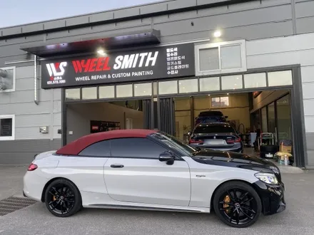 [강북,강동,강남 휠 도색 및 휠 복원] 벤츠 c43AMG 블랙 반무광 휠 도색 및 휠 복원 작업 후기 / 남양주, 구리, 의정부, 서울 노원