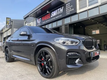 bmw x4m40i 블랙반무광 휠도색 작업후기 / 남양주, 구리, 의정부, 서울 노원