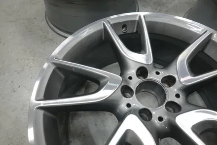 벤츠휠복원 휠스미스 벤츠 E43 AMG  다이아컷팅 휠 복원 수리 작업 후기! / 남양주, 구리, 의정부, 서울 노원