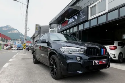 휠분체도장 휠스미스 BMW X5 블랙 반무광 휠 도색 작업후기! / 남양주, 구리, 의정부, 서울 노원
