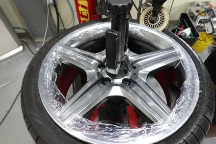 벤츠 SLK55 AMG 고스트크롬 휠 도색 작업후기! 믿고 맡기는 휠 도색 업체 휠스미스! / 남양주, 구리, 의정부, 서울 노원