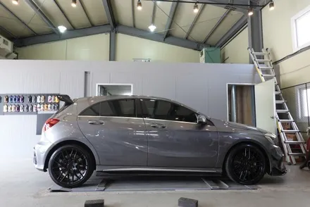 동탄휠복원 휠스미스 벤츠 A45 AMG 매트 블랙 휠 도색 작업 후기! / 남양주, 구리, 의정부, 서울 노원