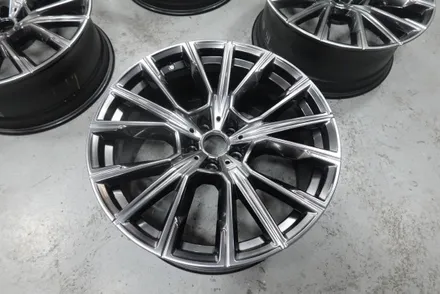 [휠스미스] BMW 신형 7시리즈 고스트크롬 분체도장 휠 도색 시공 후기! / 남양주, 구리, 의정부, 서울 노원