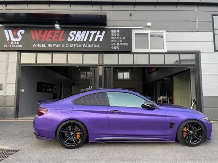 [bmw 420d 휠 도색 및 휠 복원 전문 업체 휠스미스] bmw 420d 블랙 반무광 휠 도색 작업 후기 / 남양주, 구리, 의정부, 서울 노원