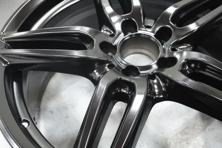 벤츠휠도색 휠스미스 벤츠 e클래스 별휠 블랙무광 휠도색! 남양주 휠도색 1st 퀄리티 업체! / 남양주, 구리, 의정부, 서울 노원