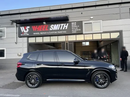 [bmw x3 휠 도색 및 휠 복원 전문 업체 휠스미스] bmw x3 고스트 크롬 휠 도색 작업 후기 / 남양주, 구리, 의정부, 서울 노원