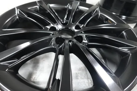 [휠스미스] BMW 6시리즈 완전 박리 후 블랙 반무광 휠도색! / 남양주, 구리, 의정부, 서울 노원
