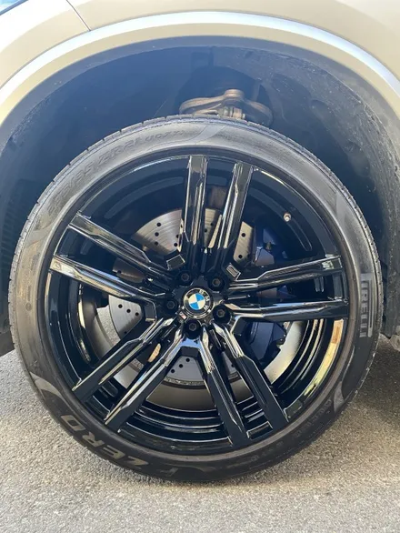 bmw x5m 블랙유광 휠도색작업 / 남양주, 구리, 의정부, 서울 노원