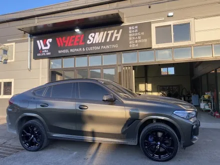 [강북,강동,강남 휠 도색 및 휠 복원] bmw x6 블랙 유광 휠 도색 작업 후기 / 남양주, 구리, 의정부, 서울 노원