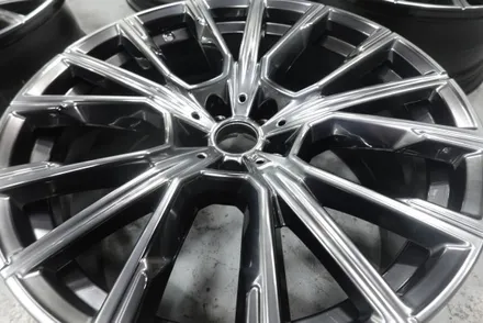 [휠스미스] BMW 신형 7시리즈 고스트크롬 분체도장 휠 도색 시공 후기! / 남양주, 구리, 의정부, 서울 노원