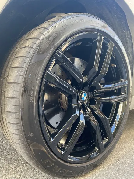 bmw x5m 블랙유광 휠도색작업 / 남양주, 구리, 의정부, 서울 노원