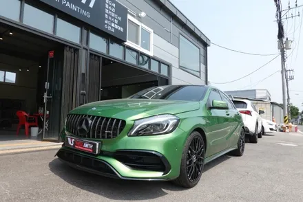 서초휠도색 휠스미스 벤츠A45 AMG 매트블랙 휠도색 작업후기 / 남양주, 구리, 의정부, 서울 노원