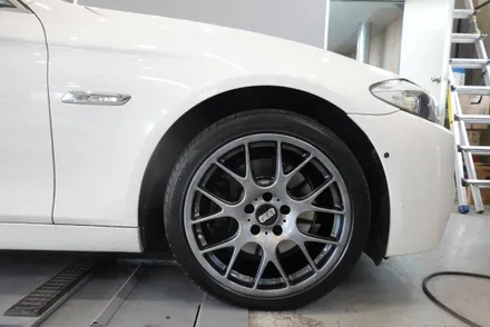 판교 휠도색 BMW 5시리즈 프라즈마 블랙 휠 도색 시공 후기! / 남양주, 구리, 의정부, 서울 노원