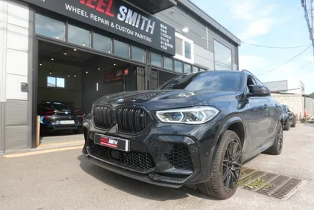[경기도, 서울 휠 복원 및 휠 도색] bmw x6m 다이아몬드 컷팅 휠 복원 / 남양주, 구리, 의정부, 서울 노원