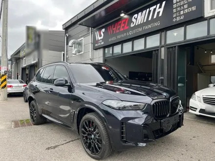 신차 bmw x5 21인치 휠 블랙 반무광 휠도색 / 남양주, 구리, 의정부, 서울 노원