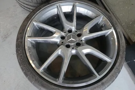 벤츠휠복원 휠스미스 벤츠 E43 AMG  다이아컷팅 휠 복원 수리 작업 후기! / 남양주, 구리, 의정부, 서울 노원