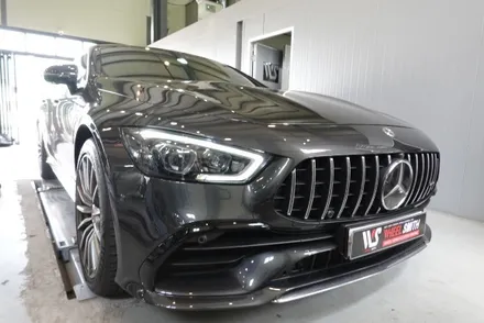 벤츠 GT 43 AMG 림 끝 실버 , 블랙 반무광 휠 도색 작업 후기! 분체도장 휠도색전문업체 휠스미스 / 남양주, 구리, 의정부, 서울 노원