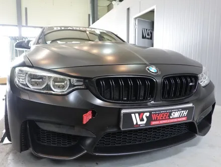휠스크래치 휠스미스 BMW M3 블랙 반무광 휠 도색 작업 후기! / 남양주, 구리, 의정부, 서울 노원
