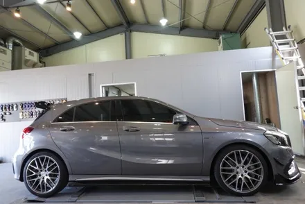 동탄휠복원 휠스미스 벤츠 A45 AMG 매트 블랙 휠 도색 작업 후기! / 남양주, 구리, 의정부, 서울 노원
