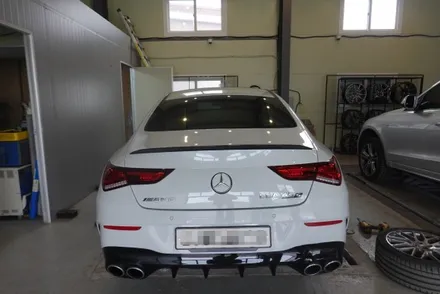 벤츠 cla45s amg 블랙유광투톤 도색작업 / 남양주, 구리, 의정부, 서울 노원
