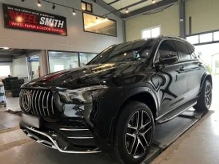 벤츠 gle53amg 21인치 블랙 반무광 휠도색