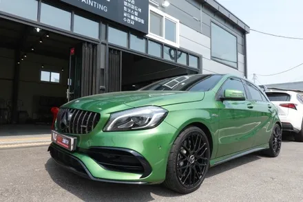 서초휠도색 휠스미스 벤츠A45 AMG 매트블랙 휠도색 작업후기 / 남양주, 구리, 의정부, 서울 노원