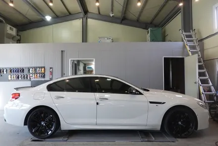[휠스미스] BMW 6시리즈 완전 박리 후 블랙 반무광 휠도색! / 남양주, 구리, 의정부, 서울 노원