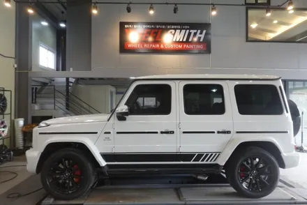 [휠스미스] 벤츠신형지바겐 G63 AMG 매트 블랙 휠 도색 시공기 / 남양주, 구리, 의정부, 서울 노원