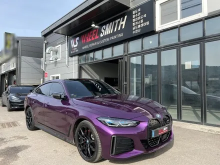 bmw i4 블랙 유광 휠도색 / 남양주, 구리, 의정부, 서울 노원