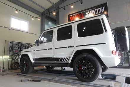 [휠스미스] 벤츠신형지바겐 G63 AMG 매트 블랙 휠 도색 시공기 / 남양주, 구리, 의정부, 서울 노원