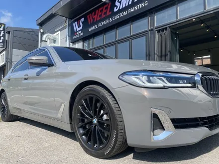 bmw 530e 블랙 반무광 휠도색 / 남양주, 구리, 의정부, 서울 노원