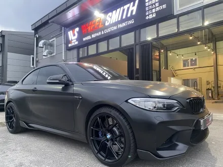 [휠 도색 및 휠 복원 전문 업체 휠스미스] bmw m2 블랙 반무광 휠 도색 작업 후기 / 남양주, 구리, 의정부, 서울 노원