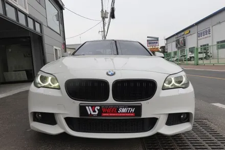 판교 휠도색 BMW 5시리즈 프라즈마 블랙 휠 도색 시공 후기! / 남양주, 구리, 의정부, 서울 노원