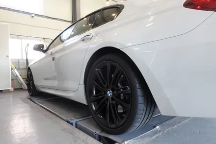 [휠스미스] BMW 6시리즈 완전 박리 후 블랙 반무광 휠도색! / 남양주, 구리, 의정부, 서울 노원