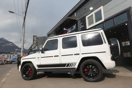 [휠스미스] 벤츠신형지바겐 G63 AMG 매트 블랙 휠 도색 시공기 / 남양주, 구리, 의정부, 서울 노원
