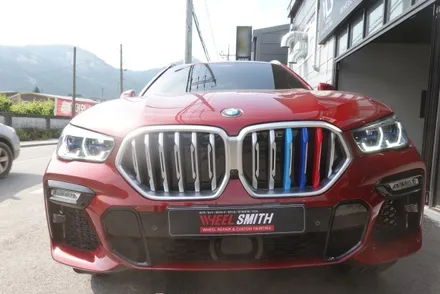 [서울, 경기도 휠 복원 및 휠 도색] bmw x6 다이아몬드 컷팅 휠 복원 작업 후기 / 남양주, 구리, 의정부, 서울 노원