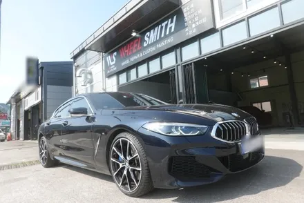 [남양주,구리,하남,성남 휠 복원 및 휠 도색] bmw840i 다이아몬드 컷팅 휠 복원 / 남양주, 구리, 의정부, 서울 노원