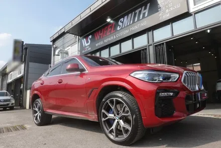 [서울, 경기도 휠 복원 및 휠 도색] bmw x6 다이아몬드 컷팅 휠 복원 작업 후기 / 남양주, 구리, 의정부, 서울 노원
