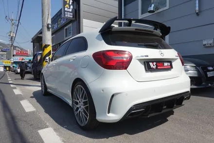 잠실휠복원 휠스미스 벤츠 A45 AMG 다이아컷팅 휠복원 작업후기! / 남양주, 구리, 의정부, 서울 노원