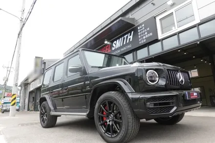 [휠스미스] 벤츠 G63 AMG 블랙 반무광 휠 도색 / 남양주, 구리, 의정부, 서울 노원
