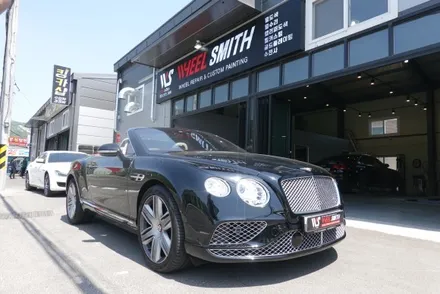 벤틀리휠도색 휠스미스 벤틀리 GT C 고스트크롬 휠도색 작업후기! 고퀄리티 명품업체 WHEEL SMITH / 남양주, 구리, 의정부, 서울 노원