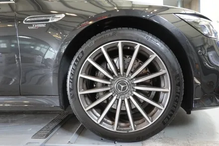 벤츠 GT 43 AMG 림 끝 실버 , 블랙 반무광 휠 도색 작업 후기! 분체도장 휠도색전문업체 휠스미스 / 남양주, 구리, 의정부, 서울 노원