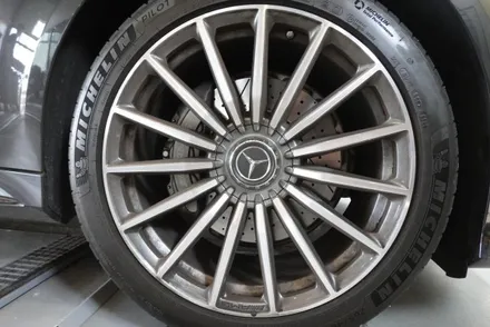 벤츠 GT 43 AMG 림 끝 실버 , 블랙 반무광 휠 도색 작업 후기! 분체도장 휠도색전문업체 휠스미스 / 남양주, 구리, 의정부, 서울 노원