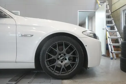 판교 휠도색 BMW 5시리즈 프라즈마 블랙 휠 도색 시공 후기! / 남양주, 구리, 의정부, 서울 노원