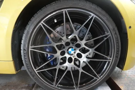 [하남,성남,구리,남양주,의정부 휠 복원 및 휠 도색] bmw m4 블랙 반무광 휠 도색 / 남양주, 구리, 의정부, 서울 노원
