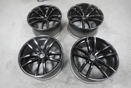 [서울 경기 잠실 강남 휠도색]bmw 530i 블랙반무광 휠도색 / 남양주, 구리, 의정부, 서울 노원