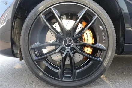 [휠스미스] 벤츠 E53AMG 블랙반무광 휠도색 및 캘리퍼 세라믹 골드 도색 / 남양주, 구리, 의정부, 서울 노원