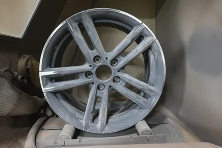 블랙휠 휠스미스 BMW 1시리즈 매트 블랙 휠 도색 작업 후기! / 남양주, 구리, 의정부, 서울 노원