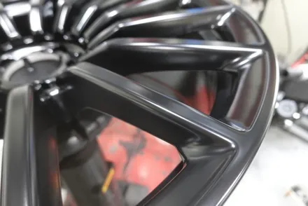 [서울,경기도 휠 복원 및 휠 도색] 벤츠 GT43 AMG 블랙 반무광 휠 도색 / 남양주, 구리, 의정부, 서울 노원