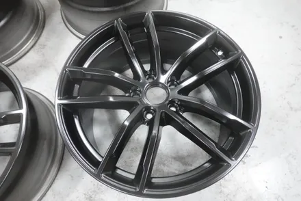 [서울 경기 잠실 강남 휠도색]bmw 530i 블랙반무광 휠도색 / 남양주, 구리, 의정부, 서울 노원